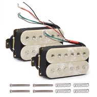Yellow Pearl Electric Guitar Humbucker Adjustable Screw Dual Coil for 6 String Electric Guitar Coil 