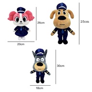 {SDGSEG} 25cm Sheriff Labrador Plush Toys Cute Soft Stuffed Sofa Pillow Dolls For Kid Birthday Chris
