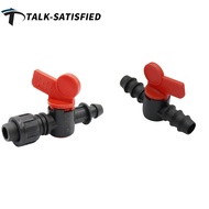 2Pcs Water Flow Control Valve 1/2" /10 mm to 14mm Garden Hose Connector Irrigation Fittings Irrigation Water flow Control Valve 1/2 Inch Garden Hose connector Agriculture Greenhouse Fitting Water Pipe Connector