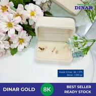 Slp (TU) Earrings - Light Gold - Grade 8K/375