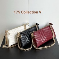 20 (18) x 11 x 3.5CM 3 Colors wave Cosmetic Bag, Ladies Fashion Thick Chain Hand Bag, Underarm Bag 8