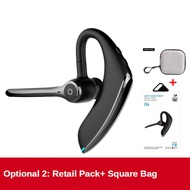 ZUZG Bluetooth HeadsetWireless Bluetooth Earpiece V5.0 Dual Mic ENC Noise Cancelling Earphone Built-