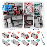 140Pcs Deutsch DT Series Waterproof Wire Connector Kit DT06-2/3/4/6S DT04-2/3/4/6P Automotive Sealed