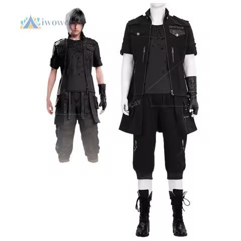 Game Final Fantasy XV Cosplay Costume Noctis Lucis Caelum Shoes Uniform Halloween Carnival Party Chr