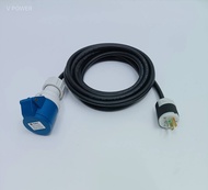 สายเมน 1เฟส ZENCAR 16A 2P+E ขนาดสายไฟ VCT 3x2.5 sq.mm กับ VCT 3x4 sq.mm สายไฟตู้โหลด