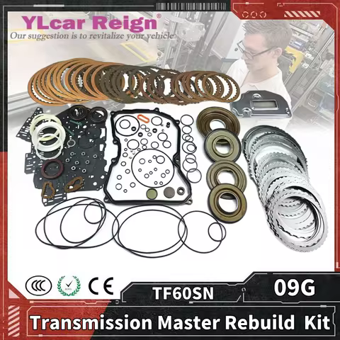 09G TF60SN Automatic Transmission Gearbox Master Rebuild Overhaul Repair Kit Friction Steel Plate Pi