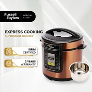 ♤Russell Taylors Pressure Cooker Stainless Steel Pot PC-60 Rice Cooker (6L)⊿