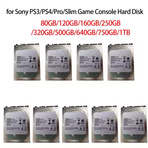 Internal Hard Disk Drive For Sony PS3/PS4/Pro/Slim Game Console 2.5 "Hard Disk 160/320/500Gb 1Tb Gam