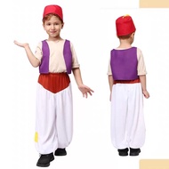 Aladdin Arabian Boy Costume Agrabah Halloween Costume Kids Baghdad Iraq Long