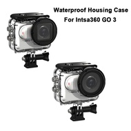 สำหรับ Insta360 GO 3เคสกันน้ำกล้องเพื่อการกีฬาดำน้ำเคสที่อยู่อาศัยใต้น้ำ40เมตรสำหรับ Insta360 GO 3กล้องแอคชั่นแคมเมรา