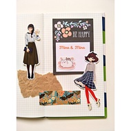 Mina&Mina | 16pcs Sticker Set | High School style