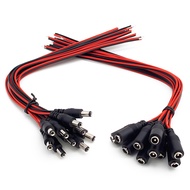 UltraPoE DC Power Cable Connectors 18AWG Copper Strands 12V 5A Plugs Male Female DC Connectors, for