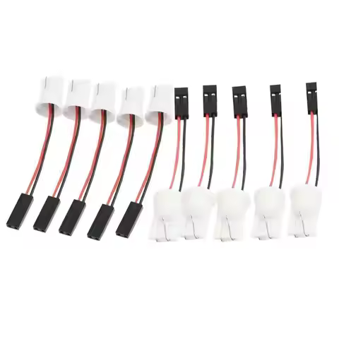 U DC 12V 194 168 Socket Car Auto T10 W5W LED Bulb Light Wire Harness Adapter 10Pcs 20Pcs 50Pcs