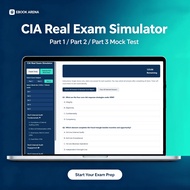 CIA Exam Mock Test Simulator | 5 Full Exam Sets For Part 1 2 3, Offline Single HTML File