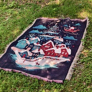 Christmas Tapestry Line Blanket Christmas Decoration Blanket Full Cover Sofa Blanket Sofa Cover Towe