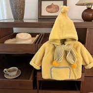 Original StarmanLittle Blogger Korean Style Male Female Baby Hooded Fleece Elf Jacket20260315