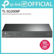 TP-Link TL-SG2008P JetStream 8-Port Gigabit Smart Switch with 4-Port PoE+