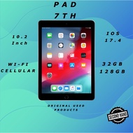ORIGINAL USED TABLET PAD 7 GENERATIONS (2019) WIFI+CELLULAR 32GB-128GB