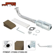 Motorcycle Stainless Steel Exhaust Pipe For CT200U CT200U-EX CT 200U CT 200U-EX Mini Bike Motorcycle