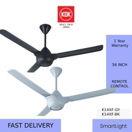 KDK K14XF PBR Ceiling Fan Kipas Siling K14XF-BK K14XF-GY K14XF