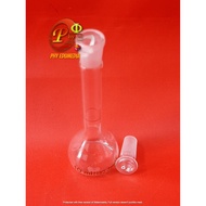 Pumpkin measuring 10ml Pyrex / Volumetric Flask 10ml Pyrex / Pumpkin measuring Glass Stopper Pyrex