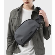 Bange Hertz Men Anti-theft Lock Sling Bag Fashion Chest Pack Waterproof USB Crossbody Bag (9.5" tabl