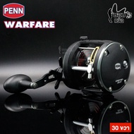 รอกตกปลา รอก Penn WARFARE รอกเบท  เหมาะสำหรับตกปลาบึก และปลาทะเล ขนาดใหญ่ สีดำ!!โหดดุดัน มี 3 เบอร์ใ