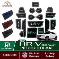 [NEW] Honda HRV 2025 Facelift Slot Mat Storage Coaster Waterproof Accessories Bodykit RS Interior Ca