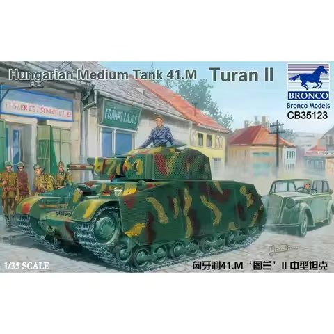 BRONCO CB35123 1/35 Hungarian Medium Tank 41.M "Turan II" - Scale Model Kit
