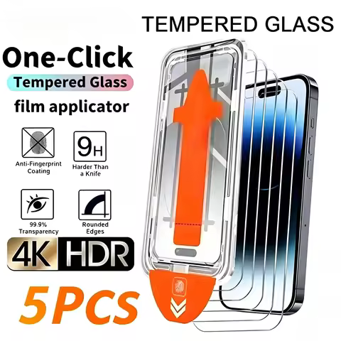 5PCS Easy Install HD Screen Protector For VIVO X200 Pro mini X300 Pro Ultra Y55T Y77T Y78T X21S X23 