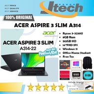 ACER ASPIRE 3 SLIM A314-22 - RYZEN 3-3250U - 8GB - 512GB SSD - 14"FHD