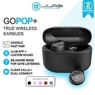 JLAB Go Pop+ True Wireless Earbuds, Be Aware Mode, Dual Connection, IPX4 Rating, Google Fast Pair