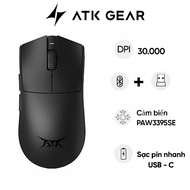 Chuột Gaming Không Dây ATK Blazing Sky X1 SE Tri Mode PAW3395 SE (Đen)