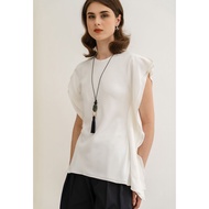 SEDA | HESTIA | White Frill Sleeve Top