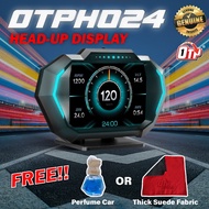 OTP-H024 OBD2 Meter Speedometer Gauge P24 HUD Water Temp Turbo Toyota Honda Perodua Myvi Old Viva Av