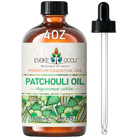 EVOKE OCCU Patchouli Essential Oil, Pure Patchouli Oil for Diffuser Massage Fragrance DIY Candle Soa
