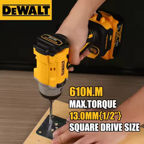 DEWALT DCF922 High Torque Cordless Impact Wrench, Rechargeable 205Nm Reverse 1/2" 2500 RPM Multi-pur