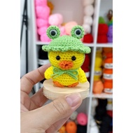 GANTUNGAN Bag Hanger Knitted Duck Keychain/ Duck Keychain/ Duck Bag Charm/