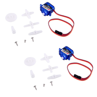 Feetech FS90R 360 Degree Continuous Rotation Micro Servo Motor + RC Tire Wheel for Arduino Micro:bit