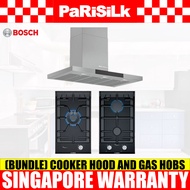 (Bulky)(Bundle) Bosch DWB98JQ50B Series 6 Cooker Hood + PRA3A6B70K Series 8 Gas Hob (PUB) + PRB3A6B70K Series 8 Gas Hob (PUB)