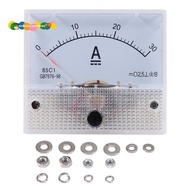 85C1-A Dc Analog Ampere Meter Panel Meter Gauge 30A Amp Gauge Current Mechanical Ammeters