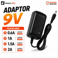 9V DC Power 0.6A Adapter 1A/ 1.5A/ 2A/ - Digital Scale Guitar Effect Modem Router Adapter
