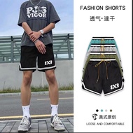 3X3 American Basketball Quick-Drying Training Sports Pants Loose Fitness Running Breathable Five-Poi