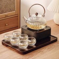 Heat-Resistant Glass Pumpkin-Shaped Teapot, Elegant Home Tea Kettle For Brewing Tea