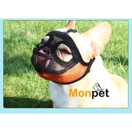 [HCM]Rọ Mõm Vải Lưới Thoáng Khí Cho Chó Mõm Ngắn (Pug Bull Anh Bull Pháp)