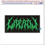 GIB LOGO EMBROIDERED PATCH I-A81 METAL PONT ROOT - REVIEW/TESTIMONI