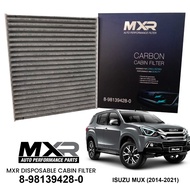MXR DISPOSABLE CARBON CABIN FILTER| THE PERFORMANCE BRAND YOU CAN TRUST PERFECTLY FIT | 8-98139428-0