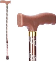 Iwalk Men and Women Adjustable Cane Offset Walking Stick (Copper)