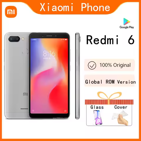 original Xiaomi Redmi 6 /6A/ mi7 3GB 32GB/4GB 64GB celular googleplay Fingerprint Octa-core Global R