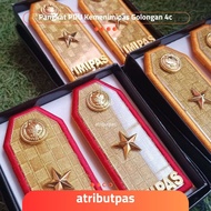 PDU Kemenimipas Rank Group 4C – Premium Acrylic Mica Box Motif Embroidery